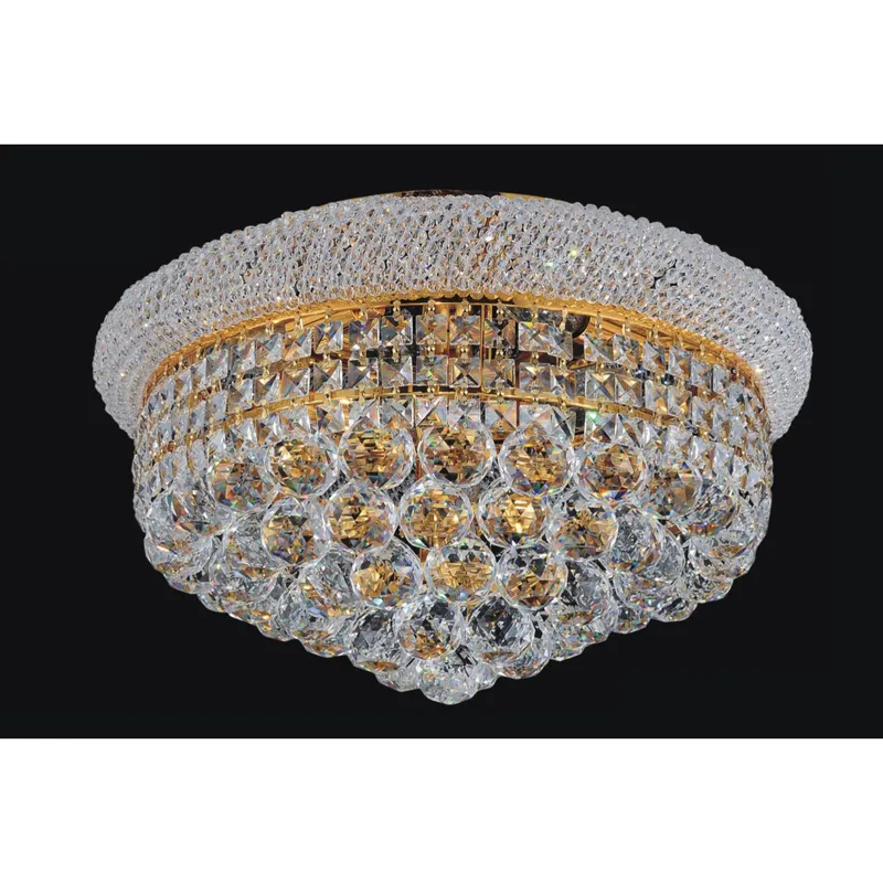 Empire Flush Mounts Gold 8 Lights — Modern Lights LED Ceiling Lights 60.0W 