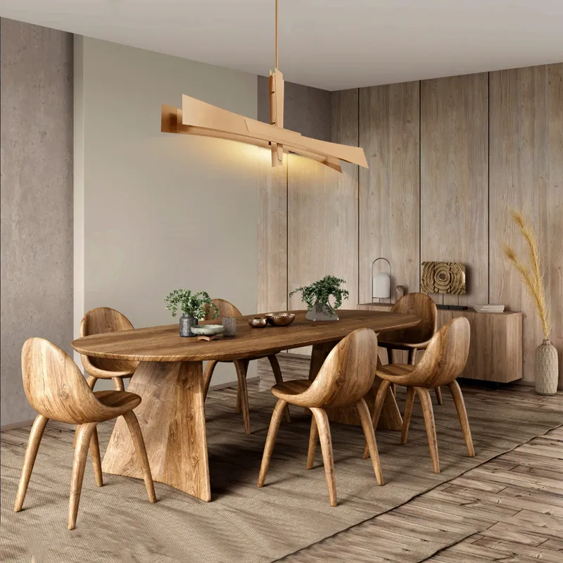 Solara Chandeliers LED 50in Brass Finish — Modern Lights LED Pendant Lights 30.0W 