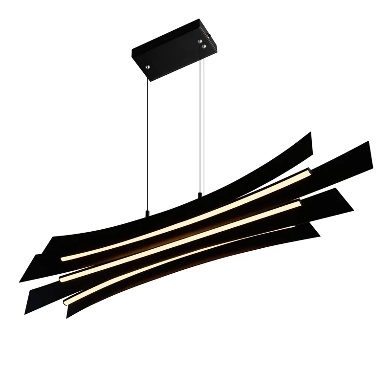 Candora Chandeliers Black 50in LED — Modern Lights LED Pendant Lights 27.0W 