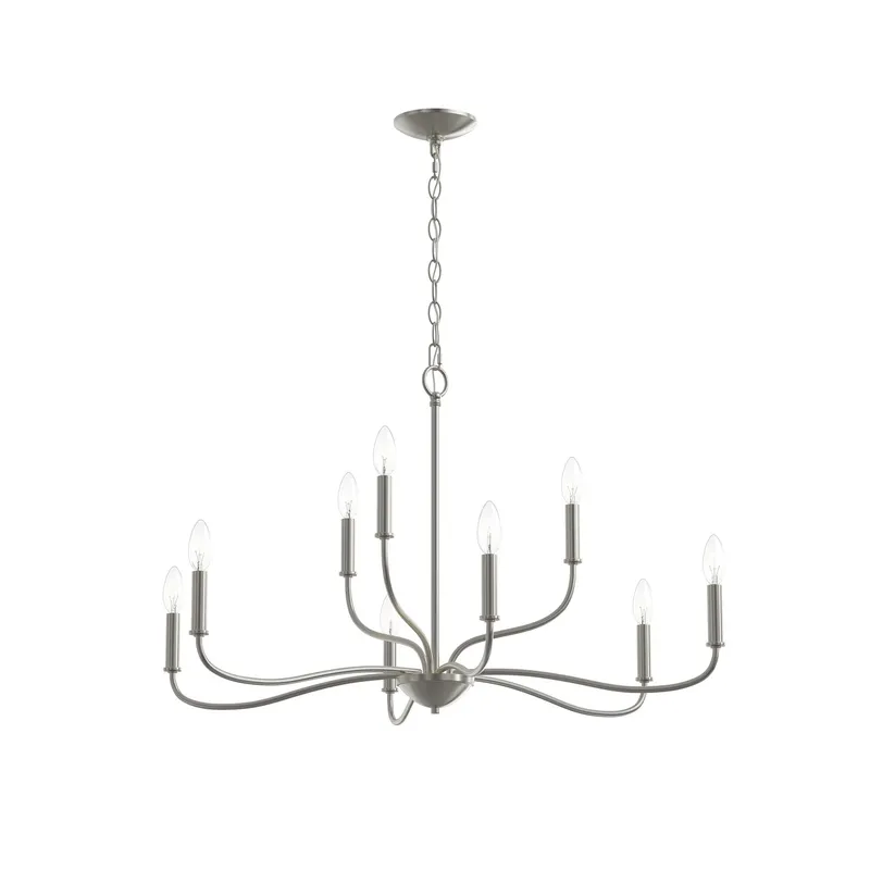 Ilia 9-Light Two-Tier Chandelier — Progress Lighting LED Landscape Lights  