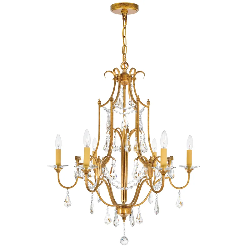 Electra Chandeliers 6 Light Oxidized Bronze — Modern Lights LED Pendant Lights 60.0W 