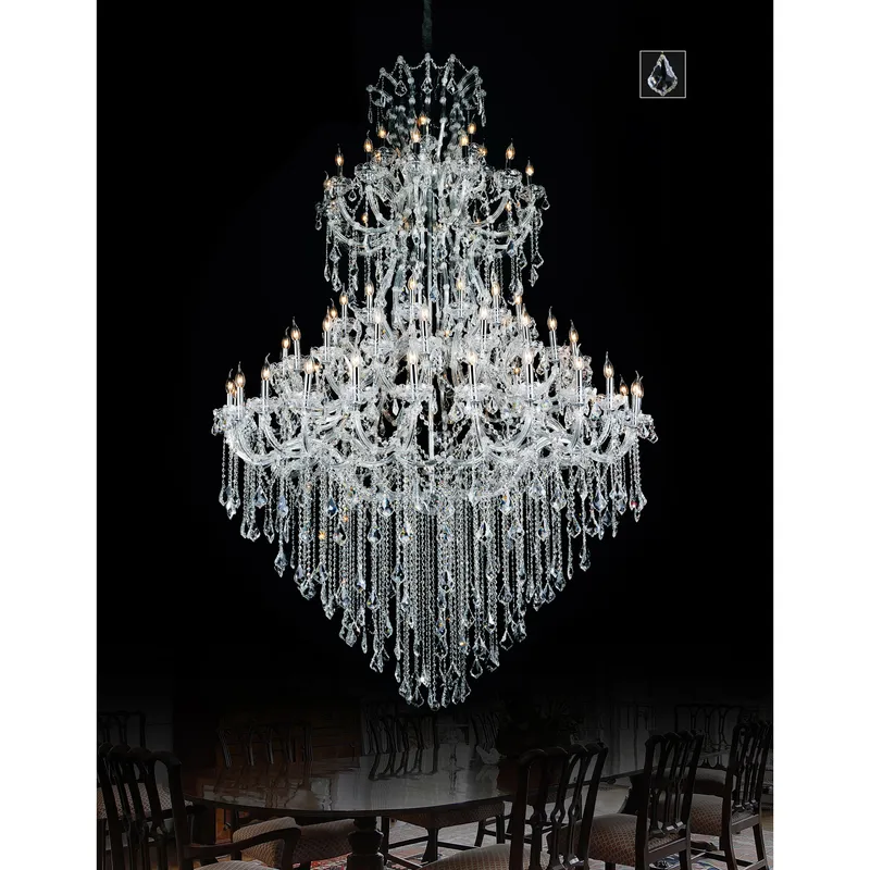 Maria Chandeliers 84 Light Chrome — Modern Lights LED Pendant Lights 40.0W 