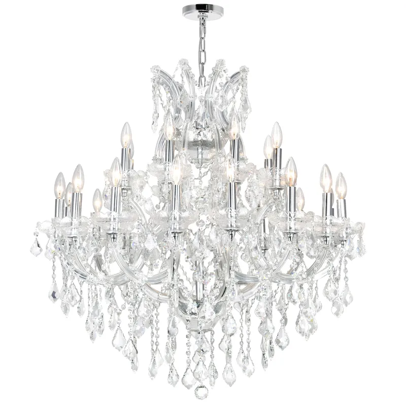 Maria Chandeliers 25 Lights Chrome Finish — Modern Lights LED Pendant Lights 60.0W 