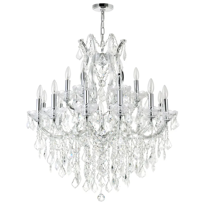 Maria Chandeliers Chrome 19 Lights — Modern Lights LED Pendant Lights 60.0W 