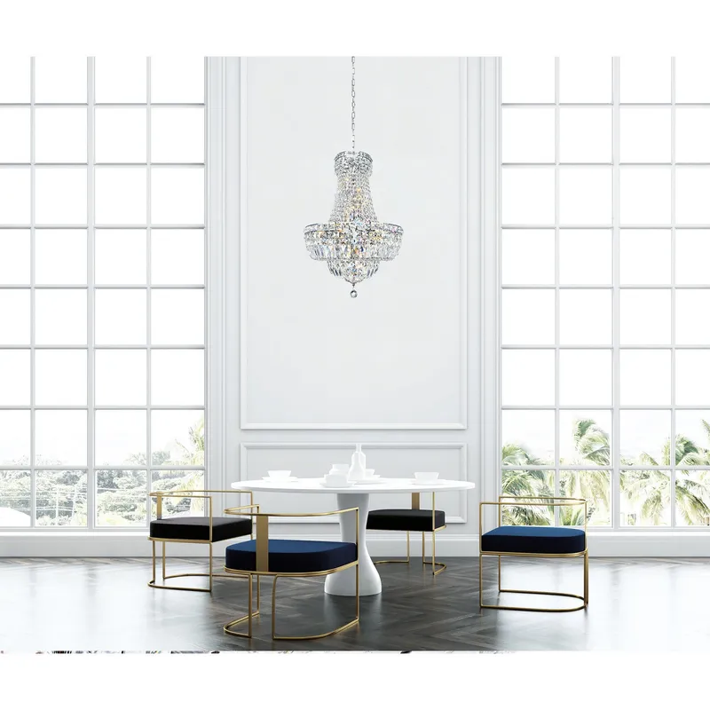 Stefania Chandeliers 8 Light Chrome — Modern Lights LED Pendant Lights 60.0W 
