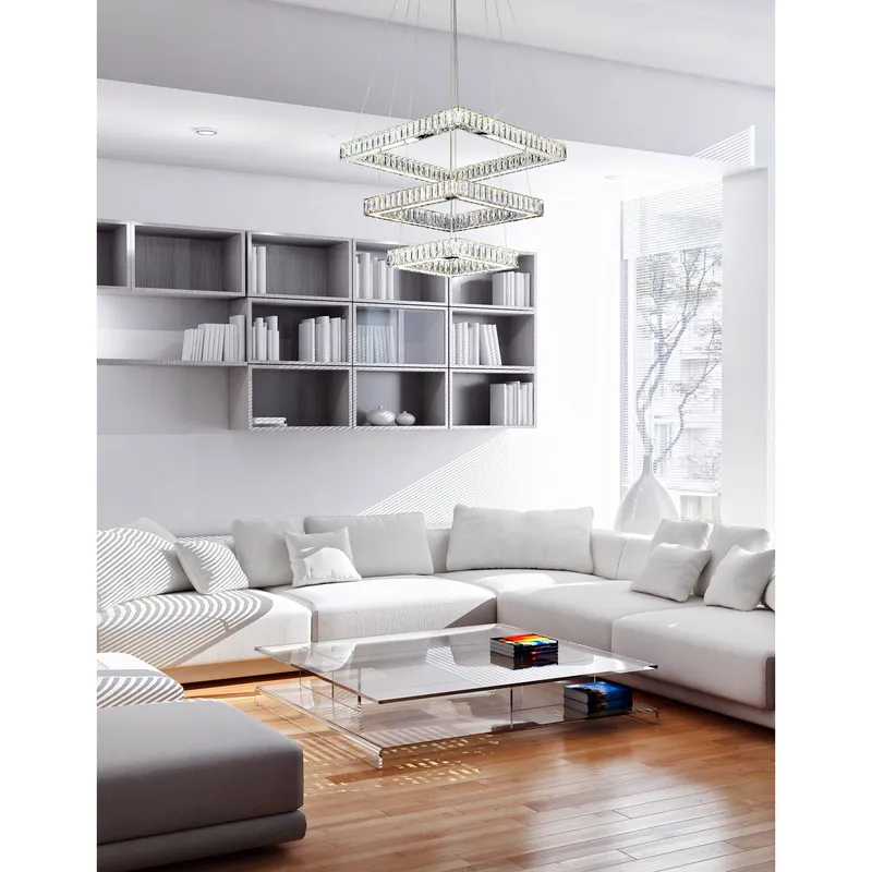 Florence Chandeliers 3-Tier Crystal LED — Modern Lights LED Pendant Lights 60.0W 