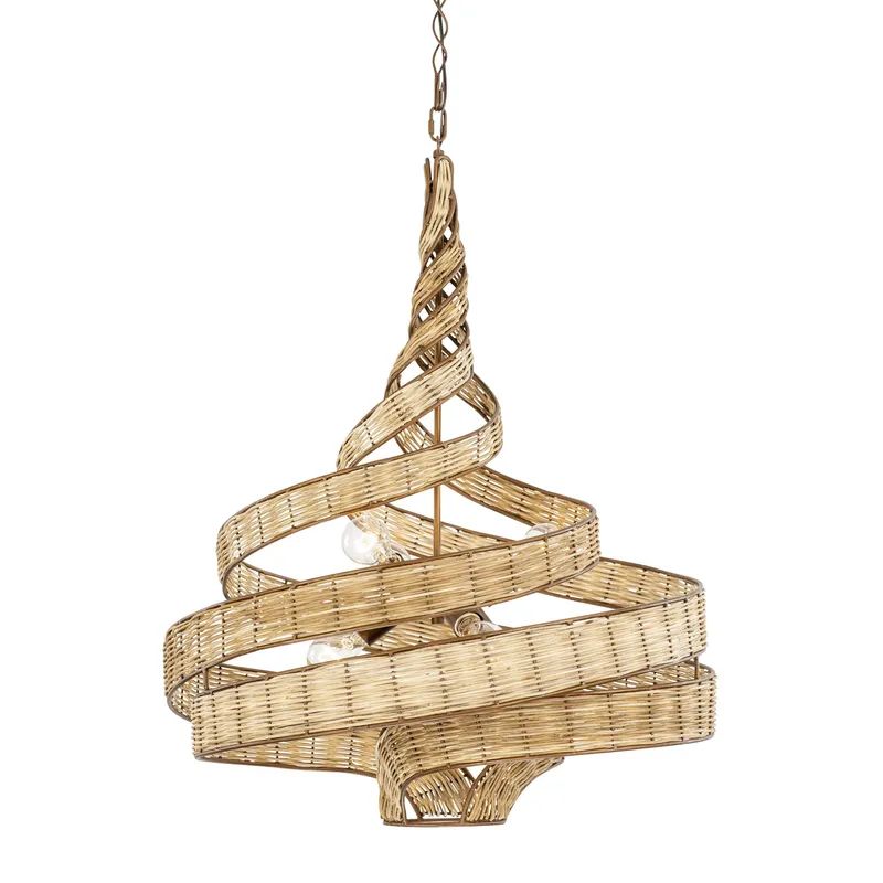 Flow 6 Light Twist Pendant — Modern Lights LED Pendant Lights 360.0W 