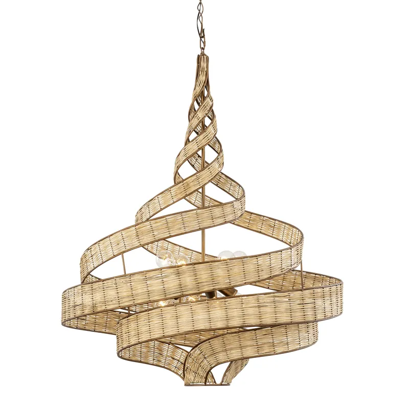 Flow 8 Light Twist Pendant — Modern Lights LED Pendant Lights 480.0W 