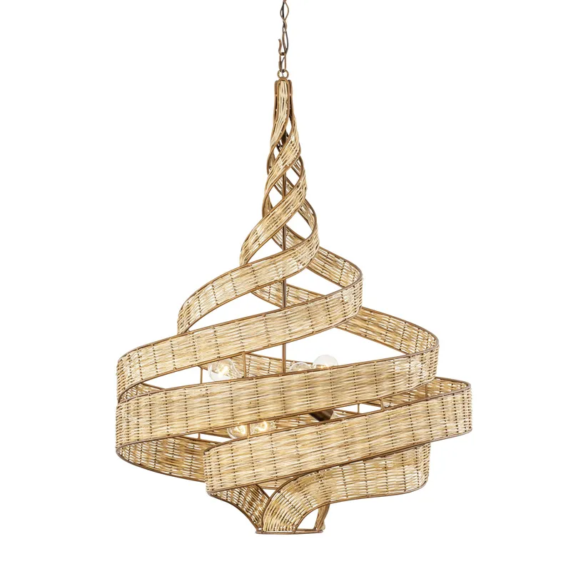Flow 6 Light Large Twist Pendant — Modern Lights LED Pendant Lights 360.0W 