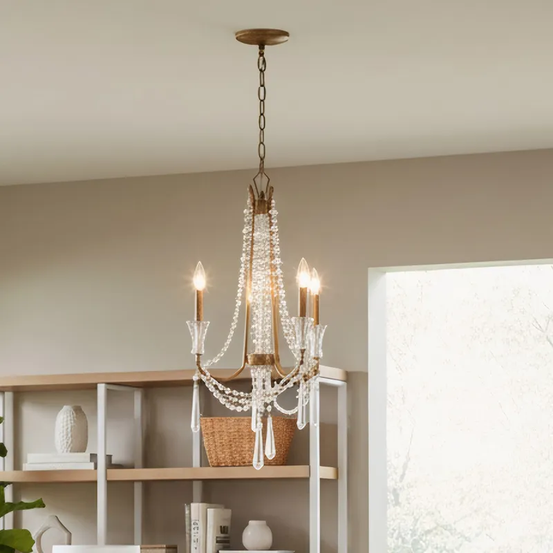 Barcelona 3 Light Crystal Chandelier — Modern Lights LED Pendant Lights 180.0W 