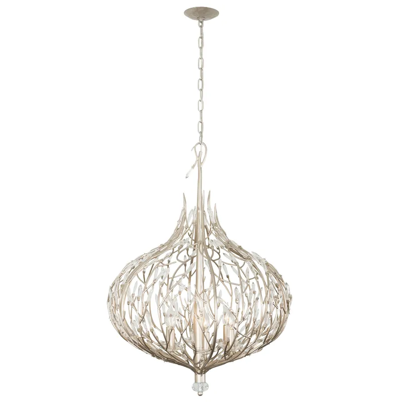 Bask 6 Light Crystal Pendant — Modern Lights LED Pendant Lights 360.0W 