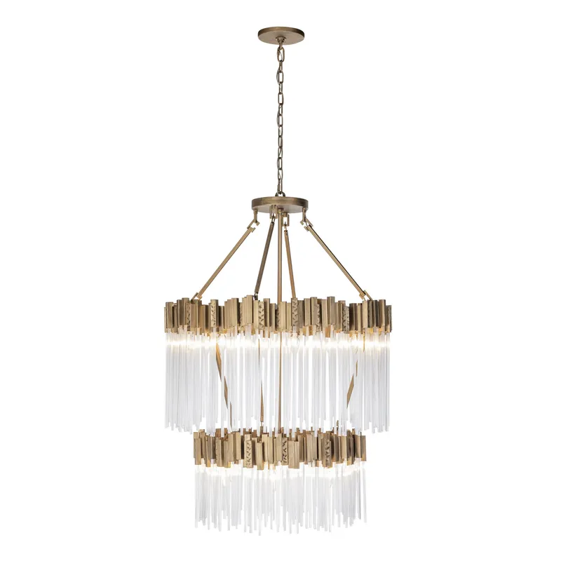 Matrix 14 Light 2-Tier Chandelier — Modern Lights LED Pendant Lights 840.0W 