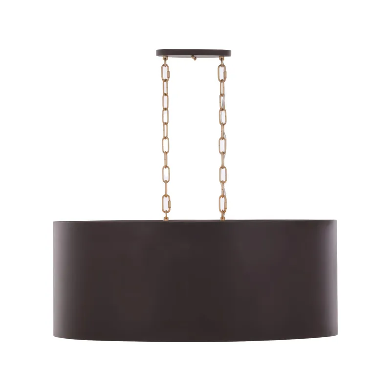 Cannery 6 Light Oval/Linear Pendant — Modern Lights LED Linear Lights 600.0W 
