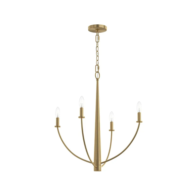 Jheni Four-Light  Medium Chandelier — Progress Lighting LED Landscape Lights  