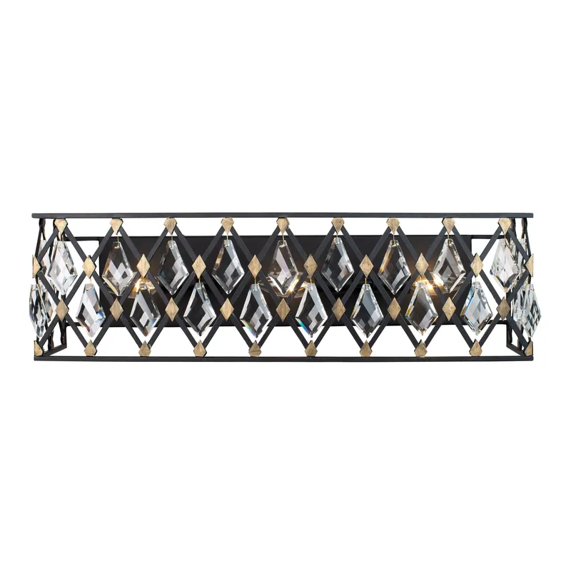 Windsor 3 Light Crystal Bath — Modern Lights LED Wall Lights 180.0W 