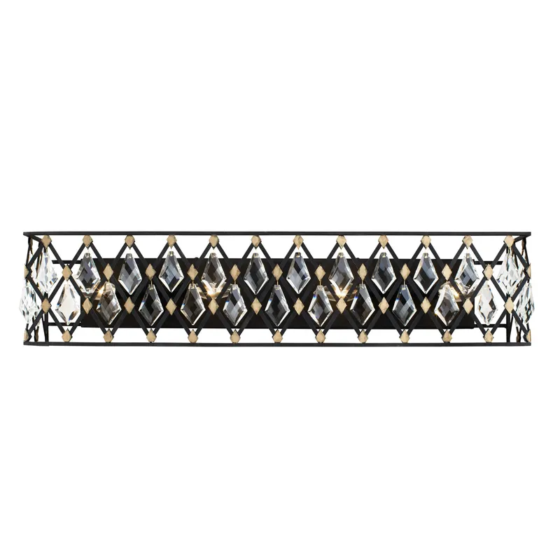 Windsor 4 Light Crystal Bath — Modern Lights LED Wall Lights 240.0W 