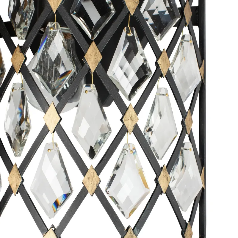Windsor 2 Light Crystal Wall Sconce — Modern Lights LED Wall Lights 200.0W 