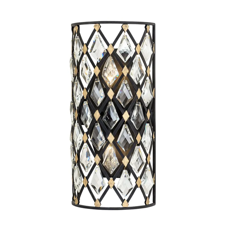 Windsor 2 Light Small Crystal Wall Sconce — Modern Lights LED Wall Lights 120.0W 