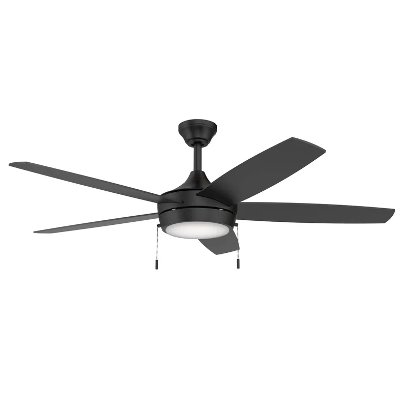 Nolyn V 52 in. 5-Blade Modern LED Ceiling Fan — Progress Lighting LED Lighting Accessories  