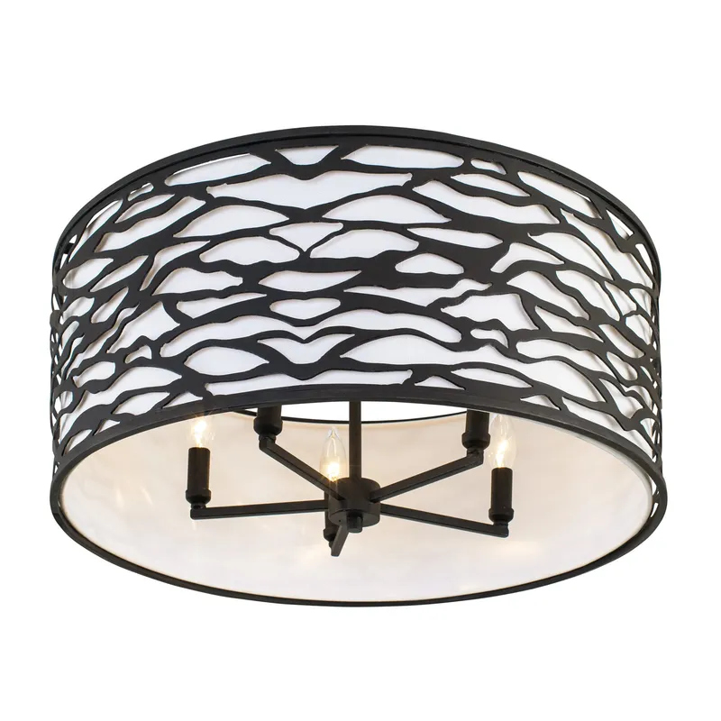 Kato 5 Light Convertible Semi-Flush/Pendant — Modern Lights LED Pendant Lights 300.0W 