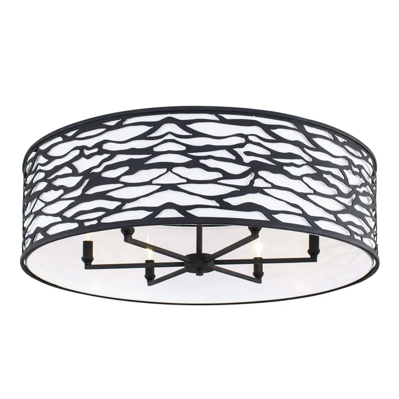 Kato 6 Light Convertible Semi-Flush/Pendant — Modern Lights LED Pendant Lights 360.0W 