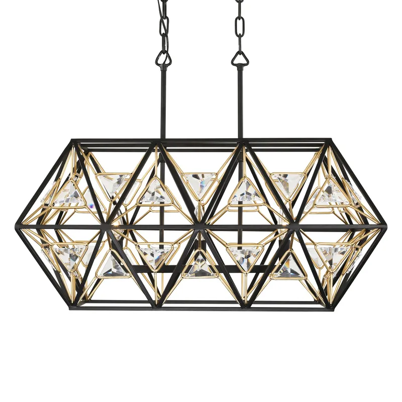 Marcia 3 Light Linear Pendant — Modern Lights LED Linear Lights 180.0W 