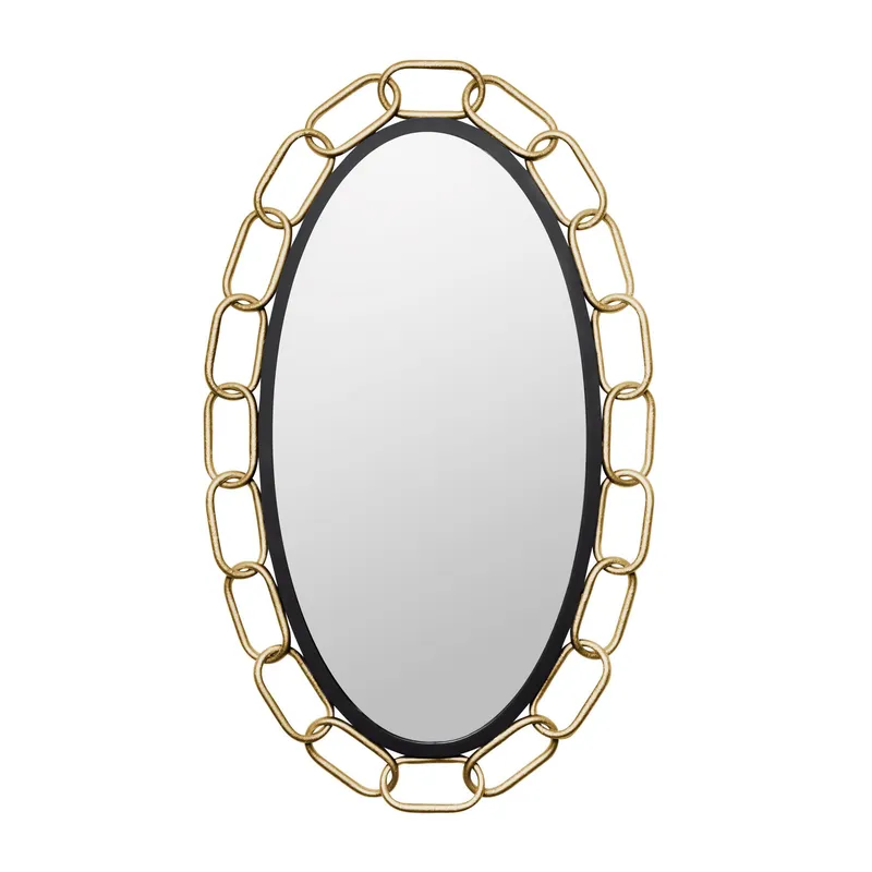 Chains of Love 24x40 Oval Wall Mirror — Modern Lights LED Wall Lights  