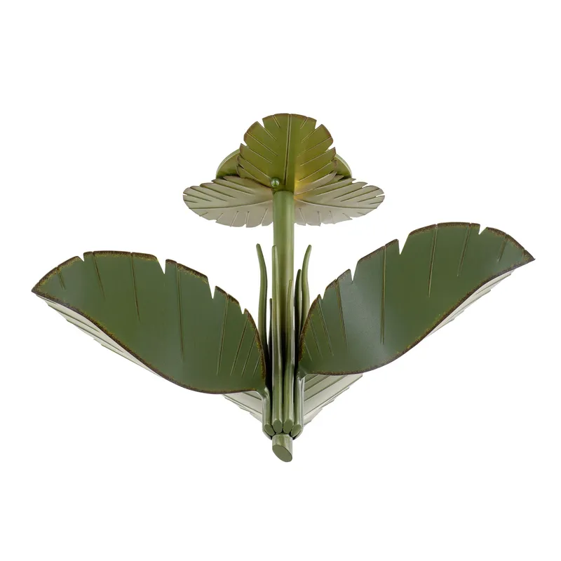 Banana Leaf 3 Light Semi-Flush — Modern Lights LED Ceiling Lights 15.0W 
