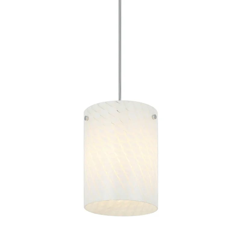 Swirled 1 Light Pendant — Modern Lights LED Pendant Lights 12.0W 