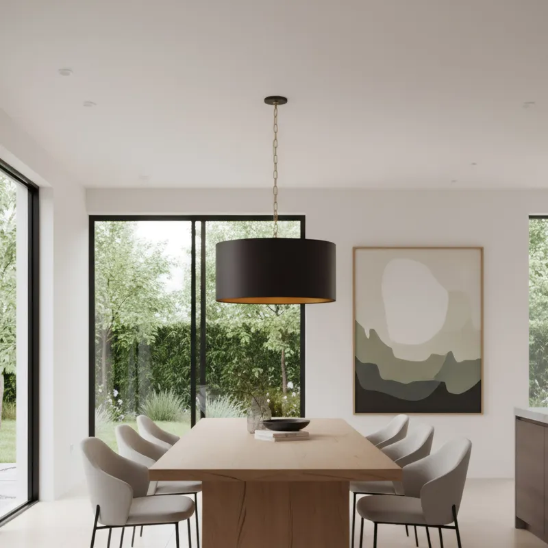 Cannery 4 Light Drum Pendant — Modern Lights LED Pendant Lights 400.0W 