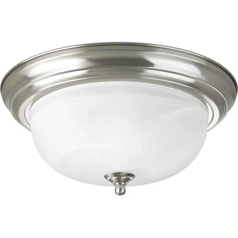 Two-Light Dome Glass 13-1/4" Close-to-Ceiling — Progress Lighting LED Smart & Connected Lighting  