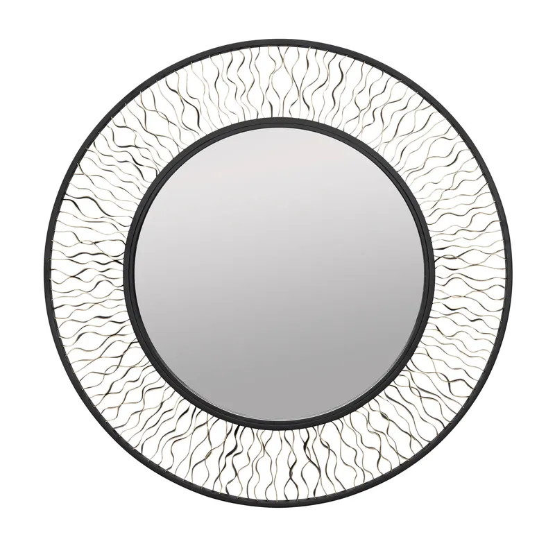 Estela 30-in Round Wall Mirror — Modern Lights LED Canopy Lights  