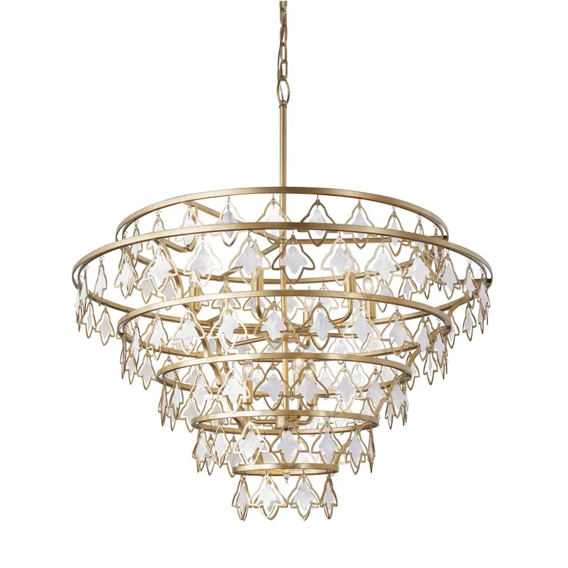 Fleur 10 Light Chandelier — Modern Lights LED Pendant Lights 600.0W 