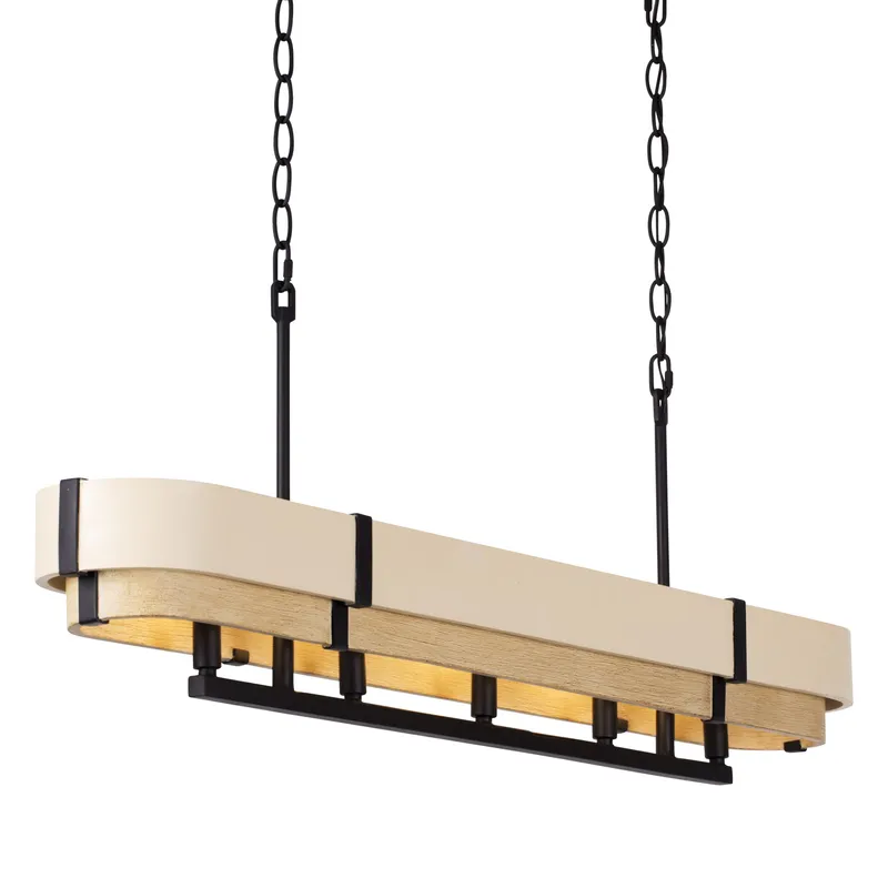 Blonde Moment 5 Light Linear Pendant — Modern Lights LED Linear Lights 300.0W 