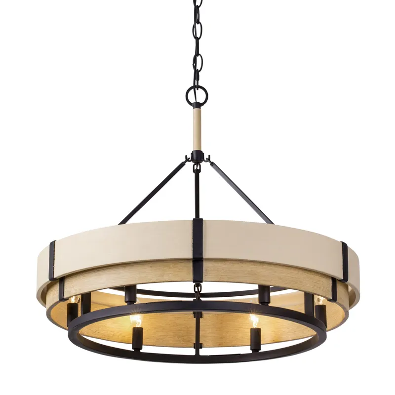 Blonde Moment 6 Light Pendant — Modern Lights LED Pendant Lights 360.0W 