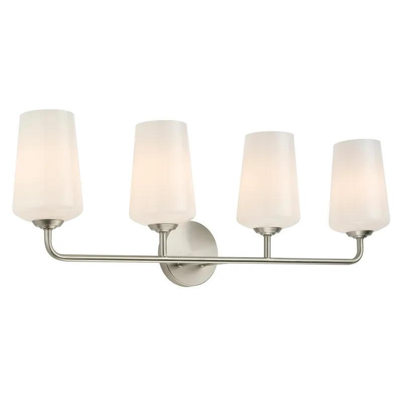 Celino Four-Light Bath & Vanity — Progress Lighting LED Wall Lights  