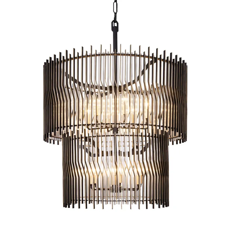 Park Row 14 Light 2-Tier Chandelier — Modern Lights LED Pendant Lights 70.0W 