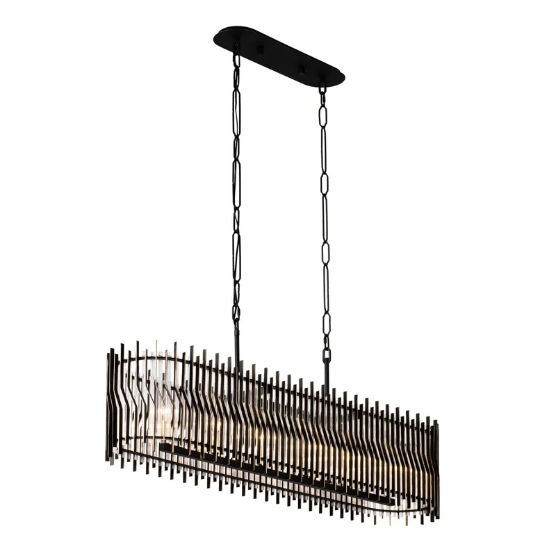 Park Row 6 Light Linear Pendant — Modern Lights LED Linear Lights 360.0W 