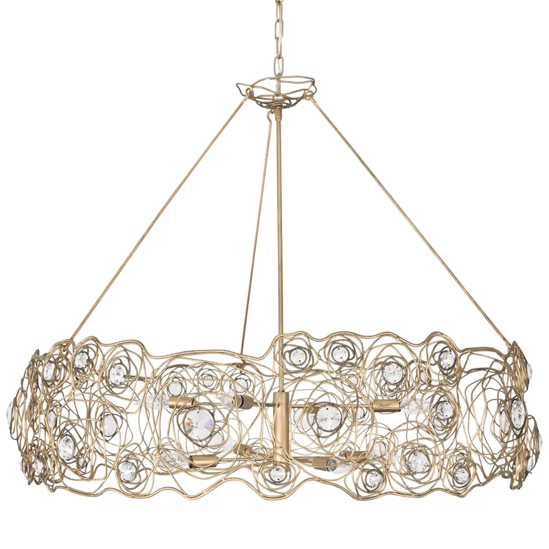 Ethereal Rose 8 Light Chandelier — Modern Lights LED Pendant Lights 40.0W 
