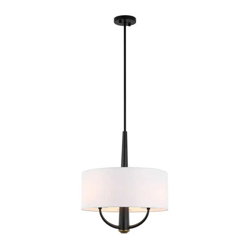 Patchwork 3 Light Satin Brass Pendant — Modern Lights LED Pendant Lights 15.0W 