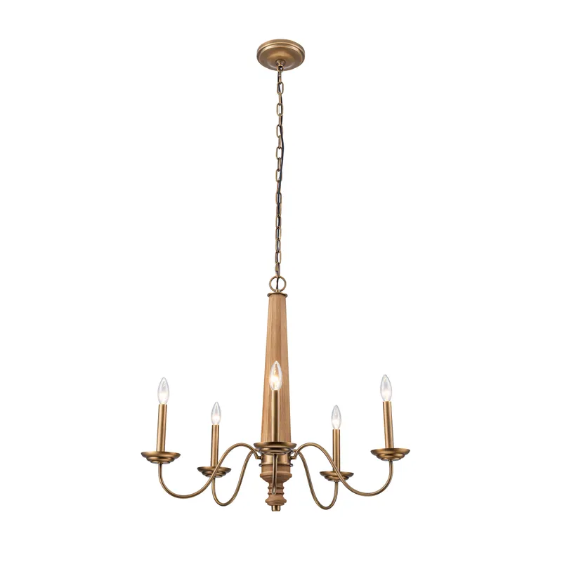 Dinner at 5 Light Chandelier — Modern Lights LED Pendant Lights 25.0W 