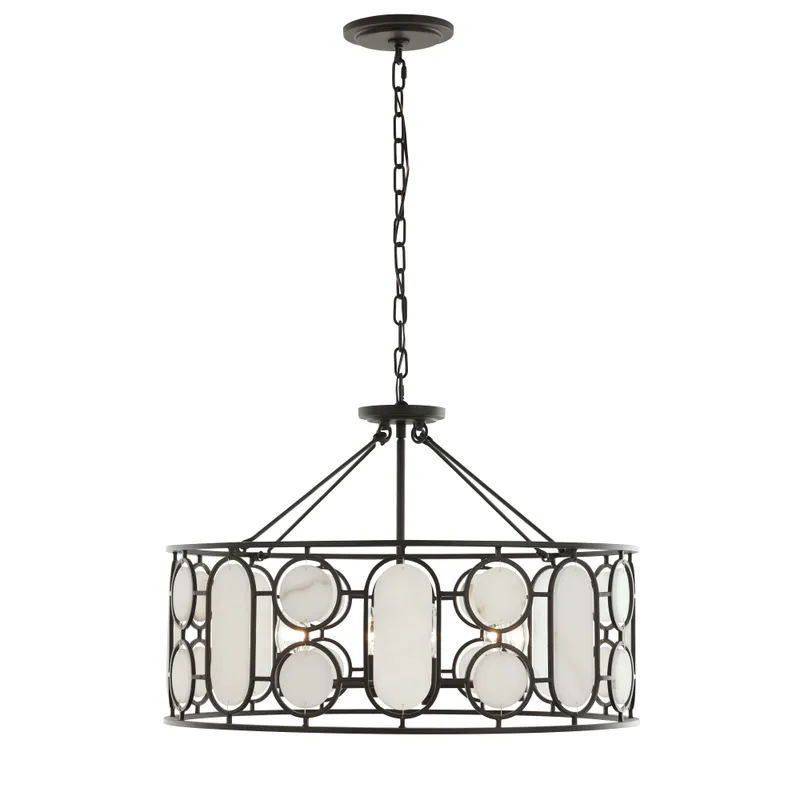 Oval Office 6 Light Pendant — Modern Lights LED Pendant Lights 30.0W 