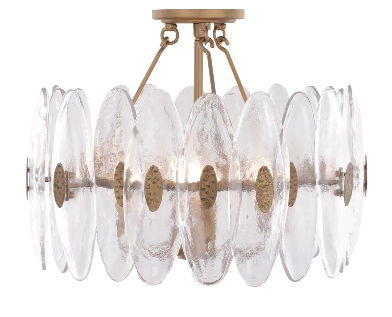 Aurora 4 Light Convertible Semi Flush — Modern Lights LED Ceiling Lights 20.0W 