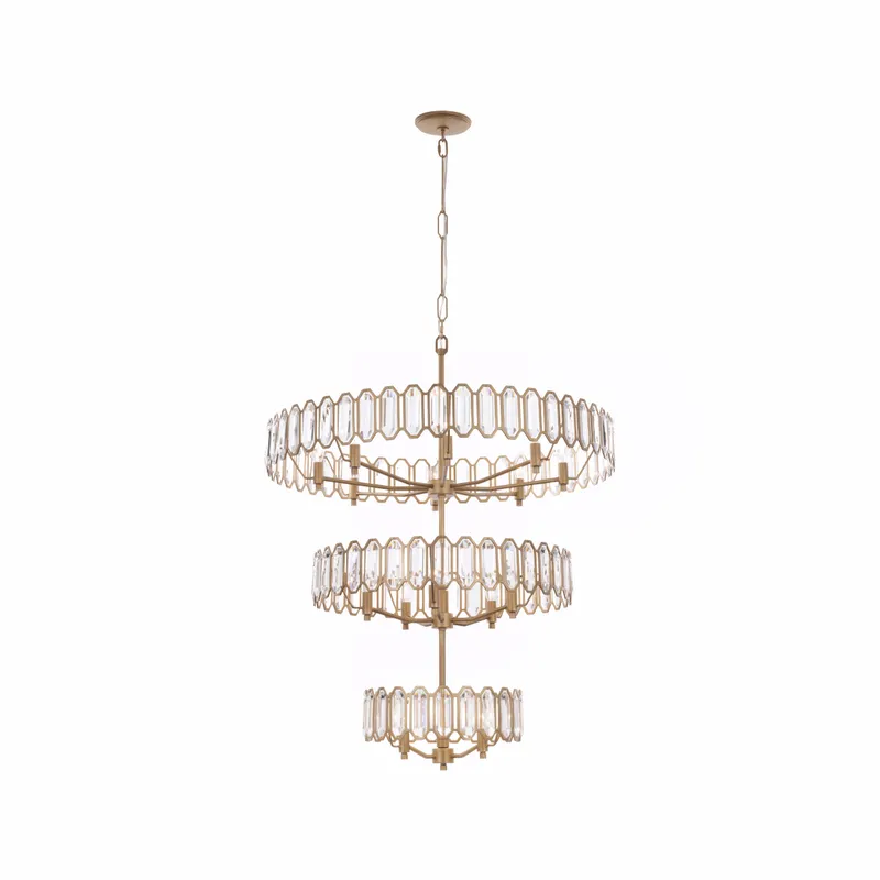 Drama Club 16 Light 3 Tier Pendant — Modern Lights LED Pendant Lights 80.0W 