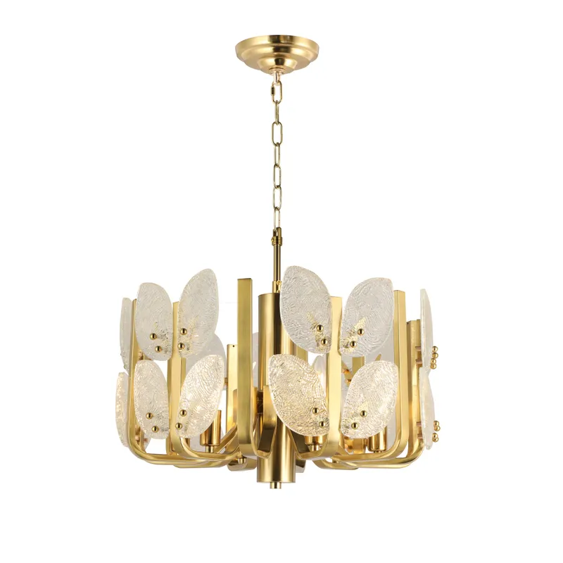 Brass Tax 6 Light Chandelier — Modern Lights LED Pendant Lights 60.0W 