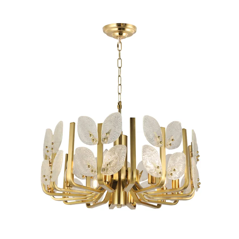 Brass Tax 8 Light Chandelier — Modern Lights LED Pendant Lights 80.0W 