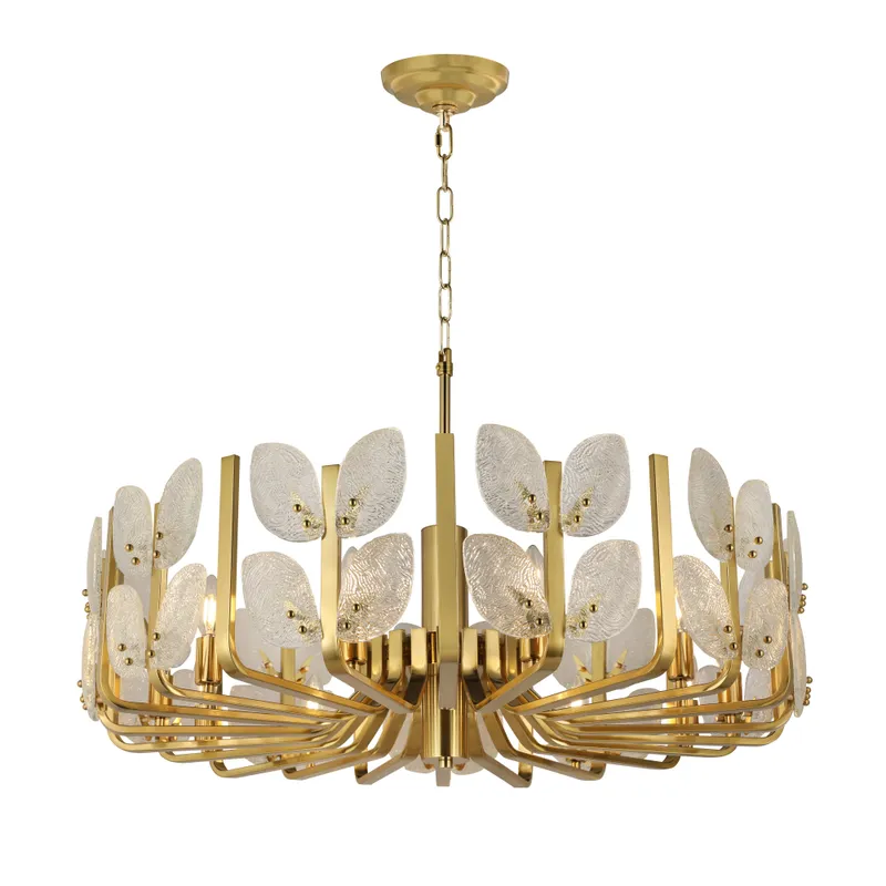 Brass Tax 11 Light Chandelier — Modern Lights LED Pendant Lights 110.0W 