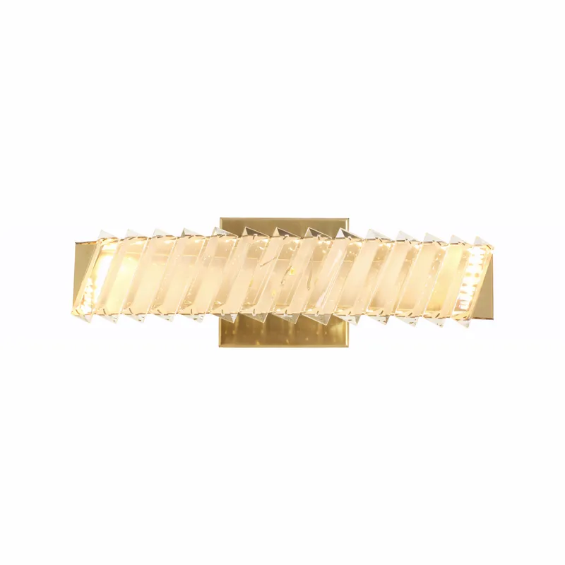 Golden Ratio 14 in LED Crystal Vanity Light — Modern Lights LED Wall Lights  