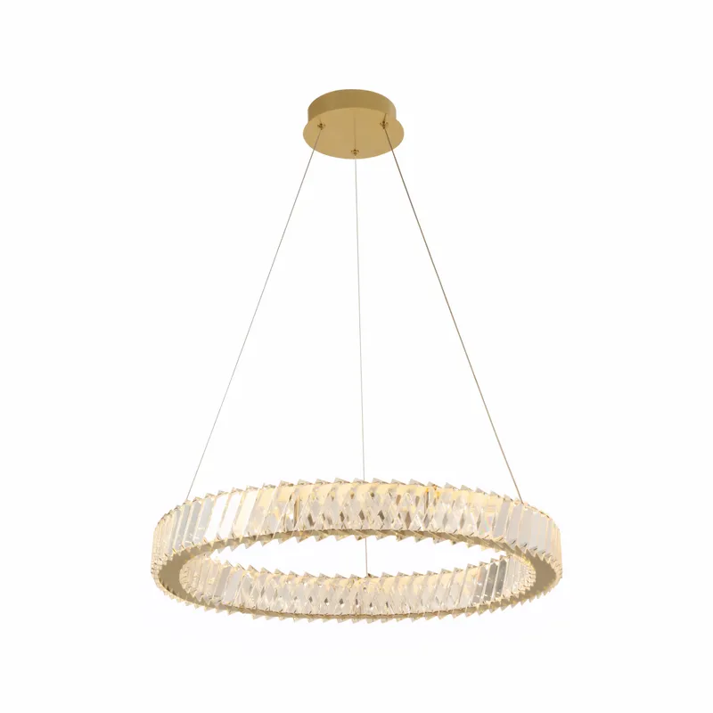 Golden Ratio 24 in LED Crystal Pendant — Modern Lights LED Pendant Lights  