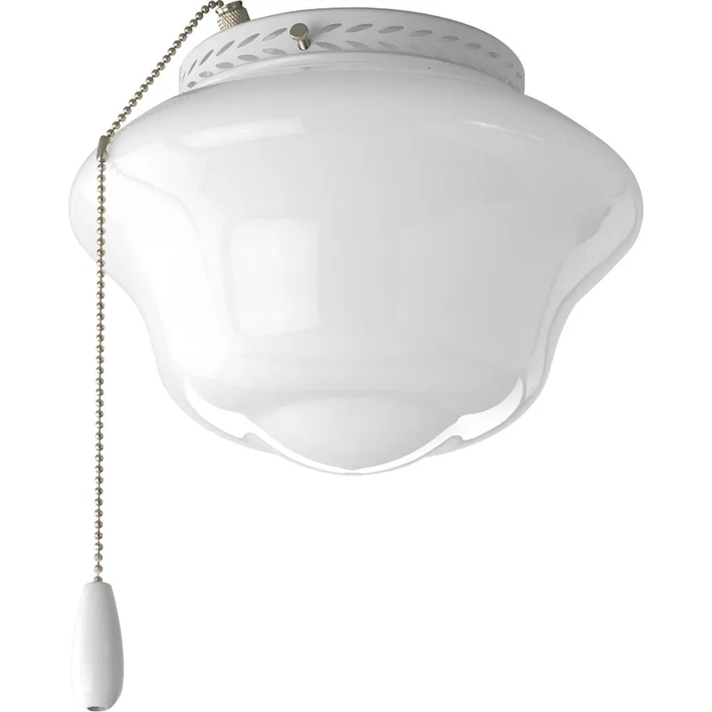 AirPro Collection One-Light Ceiling Fan Light — Progress Lighting LED Post Top Lights  